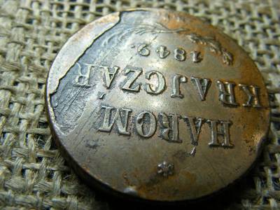 3 krajcár 1849, Hengerelési hibás, verdehibás