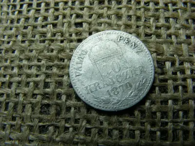 Ferenc József ezüst 10 krajcár, 1870, KB VP