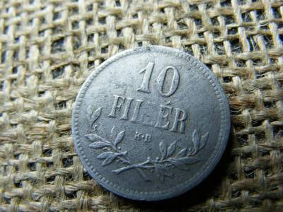 10 fillér, 1915, vas
