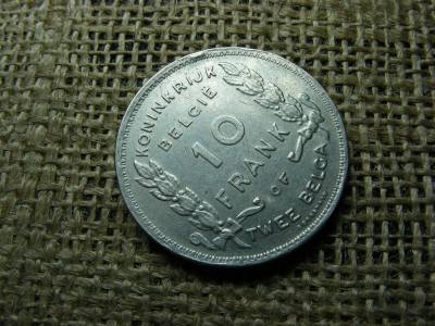 10 frank 1930, nikkel, ritka, Belgium