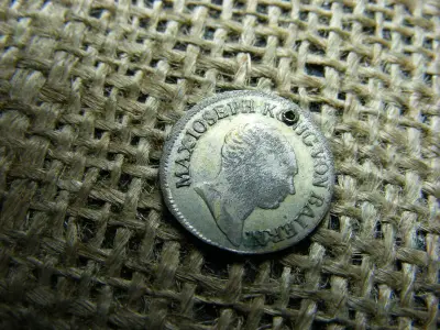 Bajor 1 krajcár, 1825, I. József, ezüst