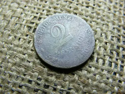 Szász 2 Pfennige, 1851, Ernest II, ritkább