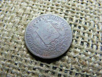 Szász 2 Pfennige, 1851, Ernest II, ritkább