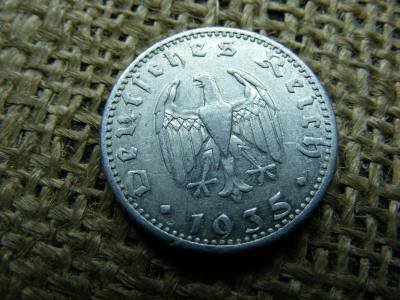 Birodalmi 50 pfennig érme, 1935, E jelzéssel