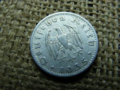Birodalmi 50 pfennig, 1935, D
