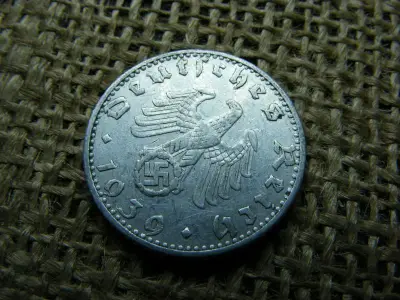 Birodalmi 50 pfennig érme, 1939 E