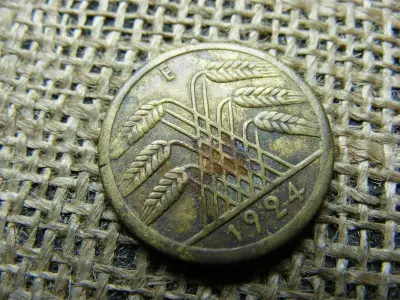 Birodalmi 50 pfennig, 1924, rentenpfennig