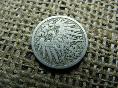 Birodalmi 5 pfennig, 1892 G, ritkább