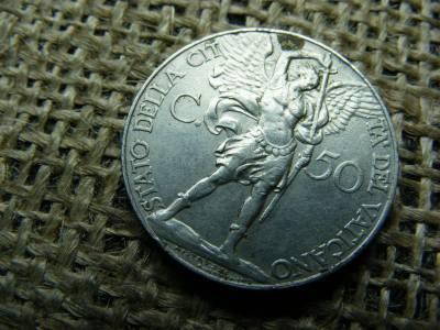 Vatikán 50 Centesimi, 1930, Pius XI