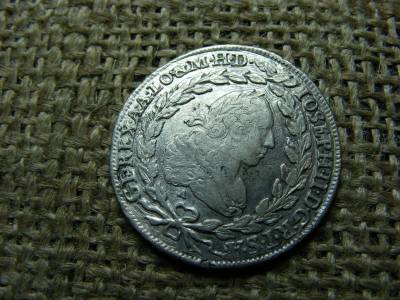 Ezüst 20 krajcár, 1774, IC SK