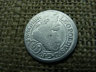Lipót VI krajcár, 1690, Graz, ezüst