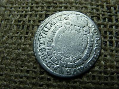 Lipót VI krajcár, 1690, Graz, ezüst