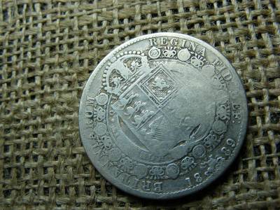 Ezüst 1/2 korona, 1889, crown