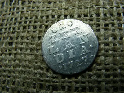 Ezüst 2 Stuivers, 1727, Zeeland, Holland