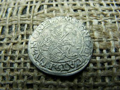 Ezüst 1/2 groat, 1550, Lengyelország, Zsigmond II