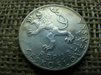 Ezüst Csehszlovák 50 korona, 1947