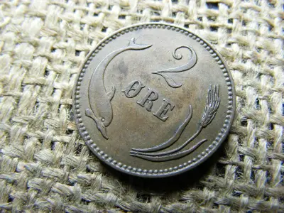 Dán 2 öre érme, 1906