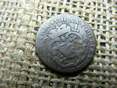 Paderborni püspökség 1 pfenning, 1767, William Anthony of Asseburg