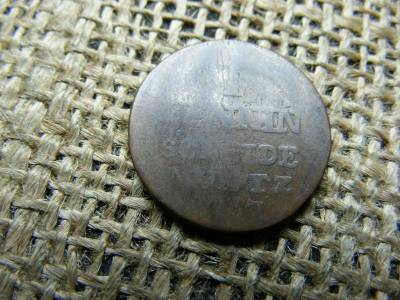 Paderborni püspökség 1 pfenning, 1767, William Anthony of Asseburg