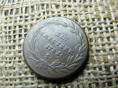 József 1 krajcár, 1781, S