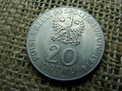 Lengyel 20 zloty, 1974, KGST évfordulója