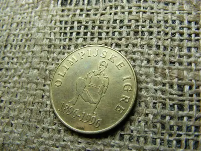Szlovénia 5 Tolarjev, 1996, olimpia évforduló