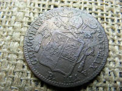 Pápai Államok 1 Baiocco, 1837