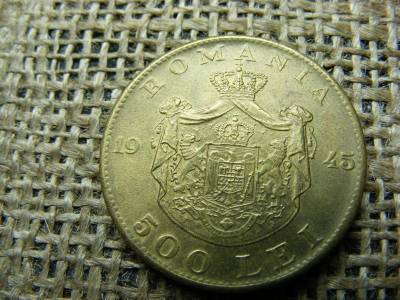 Románia 500 lei, 1945