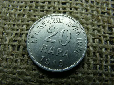 Montenegró 20 para, 1913