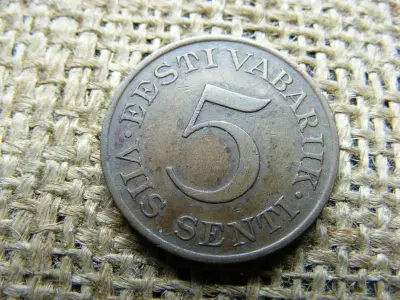 Észtország 5 senti, 1931