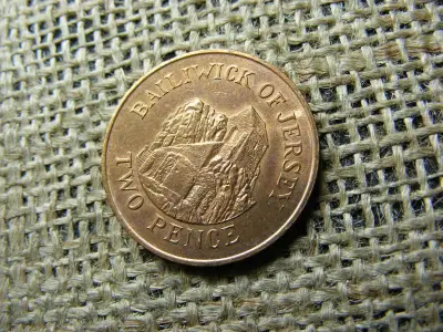 Jersey 2 pence, 1984