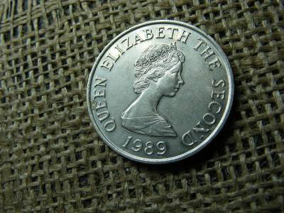 Jersey 10 pence, 1989