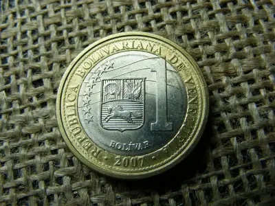 Venezuela 1 bolivar, 2007