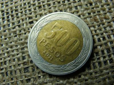 Chile 500 pesos, 2011