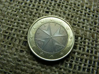 Málta 1 euró érme, 2008