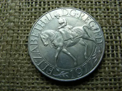 25 New Pence 1977, II. Erzsébet ezüstjubileum