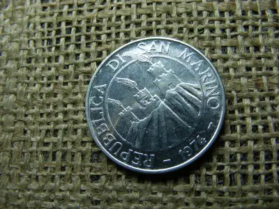 San Marino 100 Lire, 1974, kecske