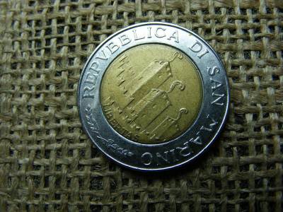 San Marino 500 lire, 1993