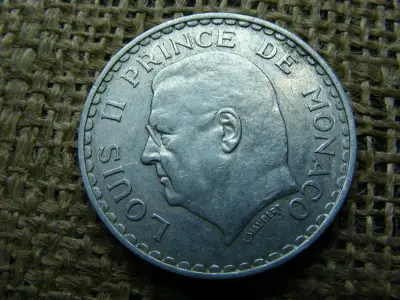 Monaco 5 francs, 1945, frank