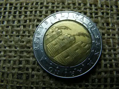San Marino 500 lire, 1992, Columbus