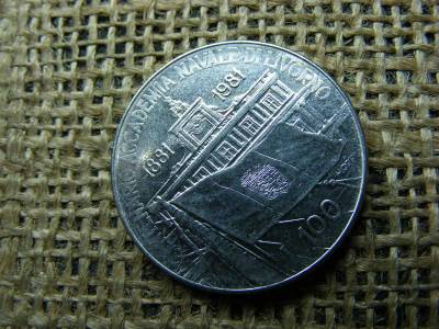 Olaszország 500 lire, 1981, Livorno Tengerészeti Akadémia
