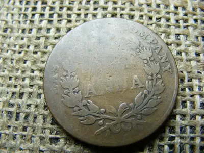 India – brit 1/2 anna, 1835