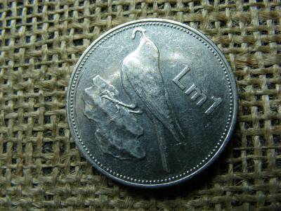 Málta 1 líra, 1986