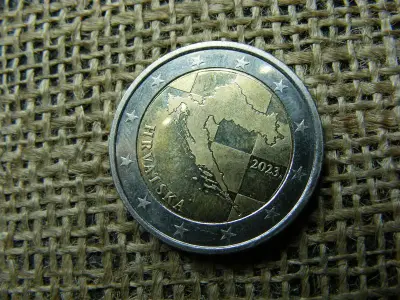 Horvátország 2 eurós érme, 2023