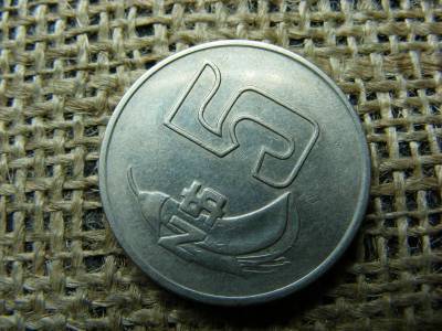 Uruguay 5 Nuevos Peso, 1980