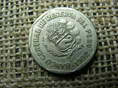 Peru új sol érme, 1992