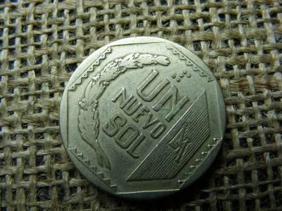 Peru új sol érme, 1992