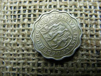 Guernsey 3 pence, 1956, Elizabeth II