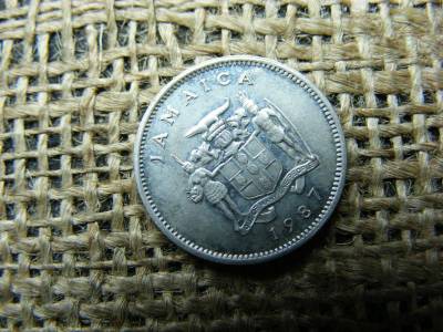 Jamaica 5 cents, 1987, fémpénz