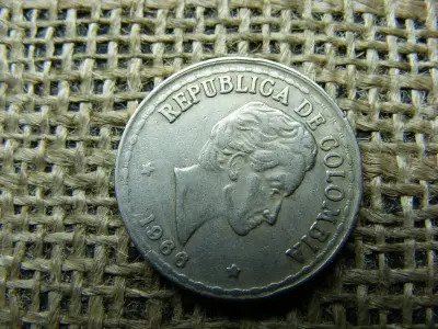 Kolumbia 20 centavos, 1966